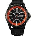 Orient Orient UG1X009B (FUG1X009B)  FUG1X009B  мужские часы  черный циферблат, браслет  — вид спереди
