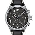 Tissot Tissot Chrono XL T116.617.16.062.00 Chrono XL T1166171606200 кварцевые мужские часы  черный циферблат, браслет кожаный — вид спереди
