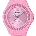 Casio Casio Collection LX-500H-4E2VEF  LX-500H-4E2VEF кварцевые женские часы розовый циферблат, браслет пластик — вид спереди