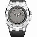 D1 Milano D1 Milano Delta 001 DTRJ01  DTRJ01 кварцевые мужские часы  серый циферблат, браслет каучук — вид спереди