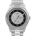 Timex Timex Waterbury Traditional TW2U99300  TW2U99300 кварцевые мужские часы белый циферблат, браслет нержавеющая сталь — вид спереди