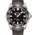 Certina Certina DS Action C032.410.17.051.00 DS Action C0324101705100 кварцевые мужские часы черный циферблат, браслет каучук — вид спереди