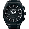 Seiko Seiko Astron GPS SSJ009J1  SSJ009J1 кварцевые мужские часы черный циферблат, браслет титановый — вид спереди