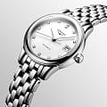 Longines Longines Flagship L4.274.4.27.6 женские часы белый циферблат на запястье