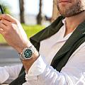 Citizen Citizen Series 8 NB6060-58X механические мужские часы часы крупный план зеленый циферблата