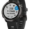 Garmin Garmin Forerunner 645 Music 010-01863-32  010-01863-32 электронные мужские часы цветной циферблат, браслет силикон — вид спереди