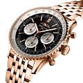 Breitling Breitling Navitimer B01 Chronograph 43 RB0138211B1R1 механические мужские часы часы крупный план черный циферблата