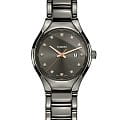 Rado Rado True Diamonds R27060732  R27060732 кварцевые женские часы серый циферблат, браслет плазменная керамика — вид спереди
