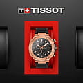 Tissot Tissot T-Race Chronograph T141.417.37.051.00 кварцевые мужские часы часы крупный план черный циферблата