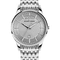 Jacques Lemans Jacques Lemans London 1-2193G  1-2193G кварцевые мужские часы серебристый циферблат, браслет нержавеющая сталь — вид спереди