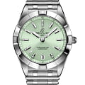 Breitling Breitling Chronomat 32 A77310101L1A1  A77310101L1A1 кварцевые женские часы зеленый циферблат, браслет нержавеющая сталь — вид спереди
