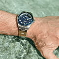 Mido Mido Ocean Star 200 M026.430.11.041.00 механические мужские часы часы крупный план синий циферблата