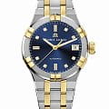 Maurice Lacroix Maurice Lacroix Aikon Automatic AI6006-PVY13-450-1  AI6006-PVY13-450-1 механические женские часы синий циферблат, браслет сталь c pvd покрытием — вид спереди