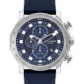 Lee Cooper Lee Cooper LC07631.399  LC07631.399 кварцевые мужские часы синий циферблат, браслет каучук — вид спереди