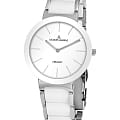 Jacques Lemans Jacques Lemans High Tech Ceramic 42-8B  42-8B кварцевые мужские часы белый циферблат, браслет керамика — вид спереди
