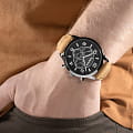 Timberland Timberland Managate TDWGF0042102  американские мужские часы на браслете кожаный боковой вид