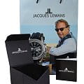 Jacques Lemans Jacques Lemans High Tech Ceramic 42-7A кварцевые женские часы часы крупный план черный циферблата