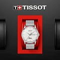 Tissot Tissot Heritage Visodate Powermatic 80 T118.430.11.271.00 механические мужские часы часы крупный план белый циферблата