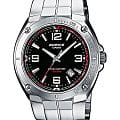 Casio Casio Edifice EF-126D-1A EF EF-126D-1A кварцевые мужские часы черный циферблат, браслет нержавеющая сталь — вид спереди