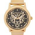 Plein Sport Plein Sport PSKDA0924  PSKDA0924 кварцевые мужские часы золотой циферблат, браслет сталь с ip покрытием — вид спереди