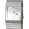 Rado Rado Ceramica R21911102  R21911102 кварцевые мужские часы серебристый циферблат, браслет плазменная керамика — вид спереди