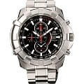 Orient Orient TD10004B (FTD10004B)  FTD10004B кварцевые мужские часы черный циферблат, браслет 18-каратное желтое золото — вид спереди