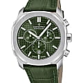 Candino Candino Chronos Carree C4747/3  C4747/3 кварцевые мужские часы зеленый циферблат, браслет кожаный — вид спереди