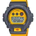 Casio Casio G-Shock GMD-S6900Y-9DR (GMD-S6900Y-9)  GMD-S6900Y-9 электронные женские часы желтый циферблат, браслет пластик — вид спереди