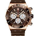 Breitling Breitling Super Chronomat B01 44 RB0136E31Q1S1  RB0136E31Q1S1 механические мужские часы синий циферблат, браслет каучук — вид спереди