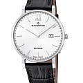 Candino Candino Classic C4724/1  C4724/1 кварцевые мужские часы серебристый циферблат, браслет кожаный — вид спереди