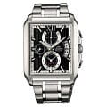 Orient Orient TDAJ003B (FTDAJ003B)  FTDAJ003B кварцевые мужские часы черный циферблат, браслет нержавеющая сталь — вид спереди