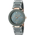 Anne Klein Anne Klein Diamond  1018RGGY  1018RGGY  женские часы серый циферблат, браслет  — вид спереди