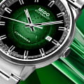 Mido Mido Commander Gradient M021.407.11.411.03  мужские часы зеленый циферблат на запястье