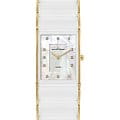 Jacques Lemans Jacques Lemans High Tech Ceramic 1-1940K  1-1940K кварцевые женские часы  перламутровый циферблат, браслет сталь + керамические вставки — вид спереди