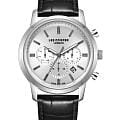 Lee Cooper Lee Cooper LC08186.331  LC08186.331 кварцевые мужские часы серебристый циферблат, браслет кожаный — вид спереди
