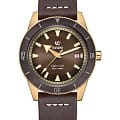 Rado Rado Captain Cook Automatic Bronze R32504306 Automatic R32504306 механические мужские часы коричневый циферблат, браслет кожаный — вид спереди