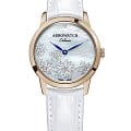 Aerowatch Aerowatch Les Grandes Classiques 49978 RO12  49978 RO12 кварцевые женские часы перламутровый циферблат, браслет кожаный — вид спереди