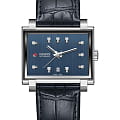 Rado Rado HyperChrome R33019215 Automatic R33019215 механические мужские часы  синий циферблат, браслет кожаный — вид спереди