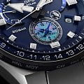 Seiko Seiko Astron GPS Solar SSE167J1  кварцевые мужские часы часы крупный план синий циферблата