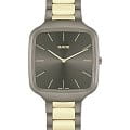 Rado Rado Тrue Square Thinline x Les Couleur Le Corbusier R27046172  R27046172 кварцевые мужские часы серый циферблат, браслет высокотехнологичная керамика + титан — вид спереди