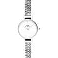 Daniel Wellington Daniel Wellington Petite Mini Champagne Melrose DW00100746  DW00100746 кварцевые женские часы белый циферблат, браслет нержавеющая сталь — вид спереди
