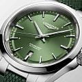 Longines Longines Conquest L3.830.4.02.9 механические мужские часы часы, крупный план зеленый циферблат