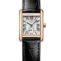 Longines Longines DolceVita L5.200.8.71.0  L52008710 кварцевые женские часы белый циферблат, браслет кожаный — вид спереди