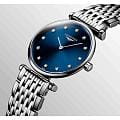 Longines Longines La Grande Classique L4.209.4.97.6 кварцевые женские часы часы, крупный план синий циферблат