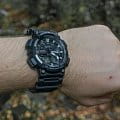 Casio Casio Collection AEQ-110W-3AVDF (AEQ-110W-3A) кварцевые мужские часы часы крупный план  циферблата