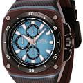 Invicta Invicta Speedway IN46106  IN46106 кварцевые мужские часы голубой циферблат, браслет силикон — вид спереди