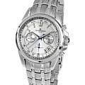 Jacques Lemans Jacques Lemans 1-1830E  1-1830E кварцевые мужские часы серебристый циферблат, браслет нержавеющая сталь — вид спереди