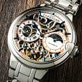 Earnshaw Earnshaw Barallier ES-8242-77,  англия мужские часы на браслете нержавеющая сталь боковой вид