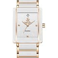 Beverly Hills Polo Club Beverly Hills Polo Club Quartz BP3699C.420  BP3699C.420 кварцевые женские часы белый циферблат, браслет сталь с ip покрытием + керамика — вид спереди