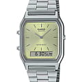 Casio Casio Vintage AQ-230A-9A  AQ-230A-9A кварцевые мужские часы  циферблат, браслет нержавеющая сталь — вид спереди